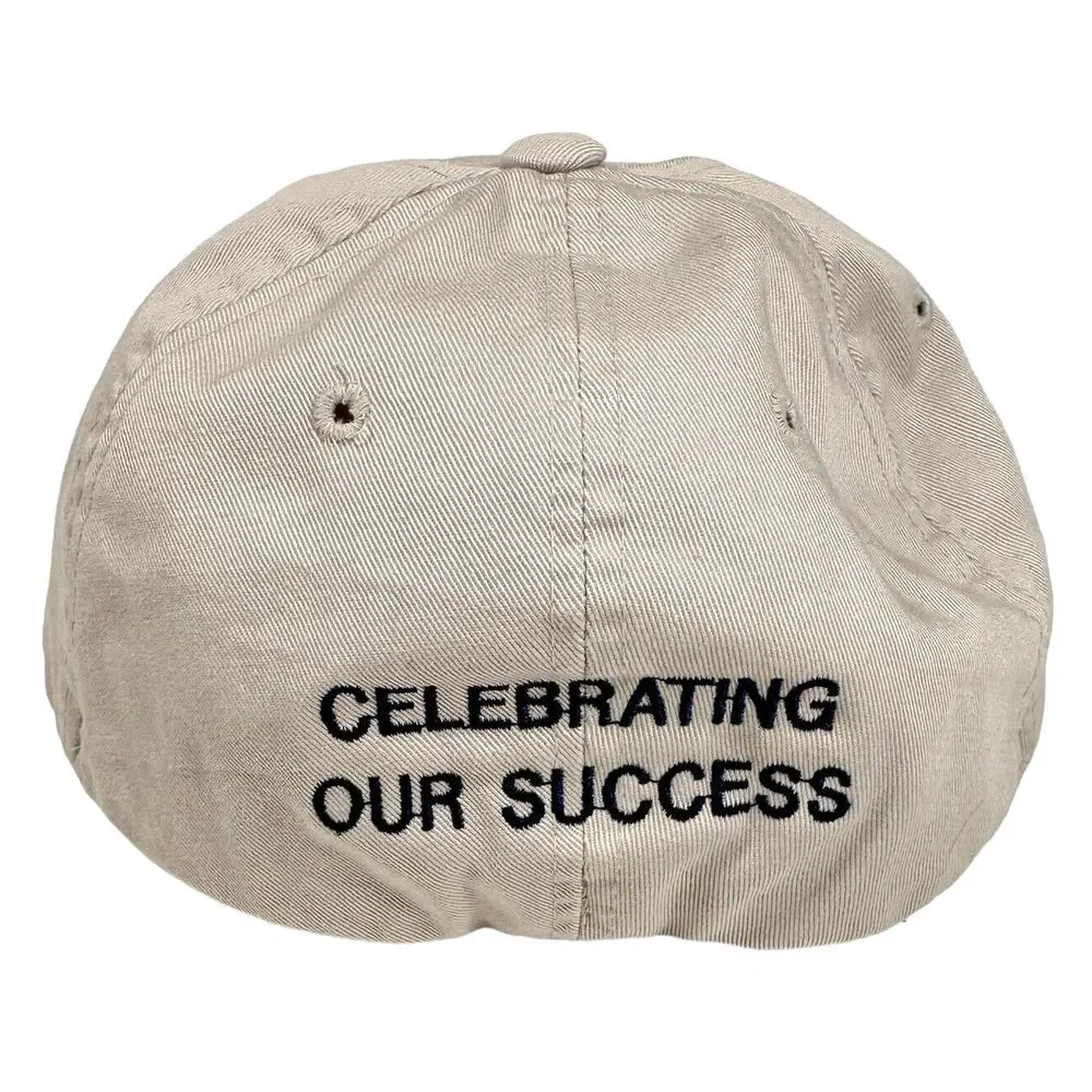 Valvoline Celebrating Our Success Embroidered Hat Cap Stretch Fit L Beige Cotton